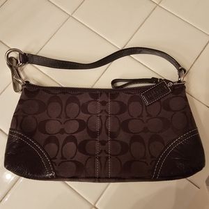 Dark brown coach handbags